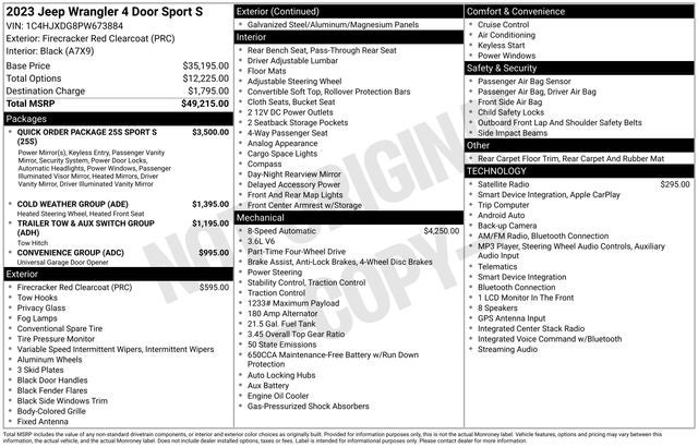 jeep wrangler 4-door 2023 1C4HJXDG8PW673884 image jeep wrangler 4-door 2023 1C4HJXDG8PW673884 image